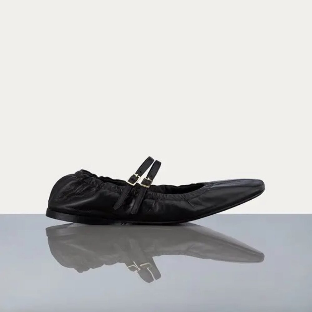 Frame Le Mary Jane Sunset Slipper, black, size 36